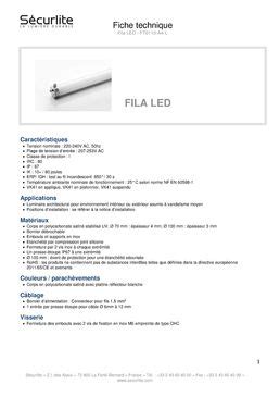 Telechargement documentation complémentaire Luminaires