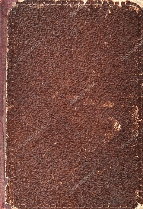 Vieux Texture De Couverture De Livre Cuir Marron Et Papier Photo