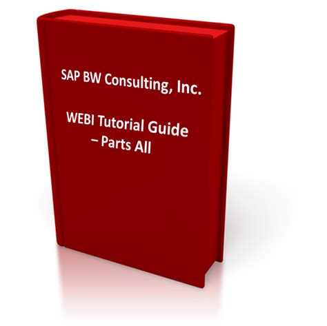 How To Use Sap Webi Tutorial 12 Part Tutorial