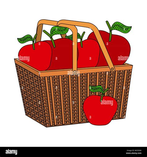 Apple Fuits Stock Vector Images Alamy