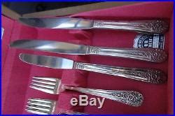 Vintage Set Of Wm Rogers Silver Plated Flatware Silverware Pattern