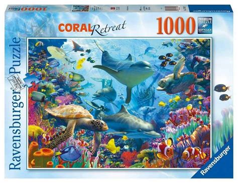 Ravensburger Coral Reef Retreat 1000 Piece Jigsaw Puzzle The