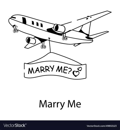 Marry me Royalty Free Vector Image - VectorStock