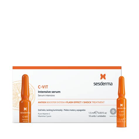 20 C Vit Intensive Serum Ampollas Flahs Sesderma Serum Sesderma Rutinas De Limpieza