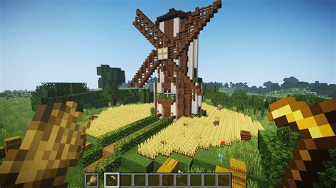 Minecraft Build A Windmill In Steps Easy Tutorial Minutes