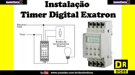 Instalação Timer Digital Temporizador Exatron Doutor Dicas YouTube