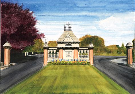 Sefton Park Gates Liverpool Watercolour Paintings And Limited Edition