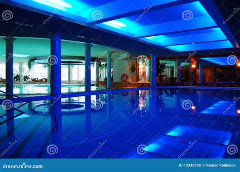 Luxury swimming pools stock photo. Image of blue, luxury - 13340150