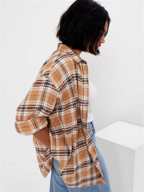 Flannel Big Shirt Gap