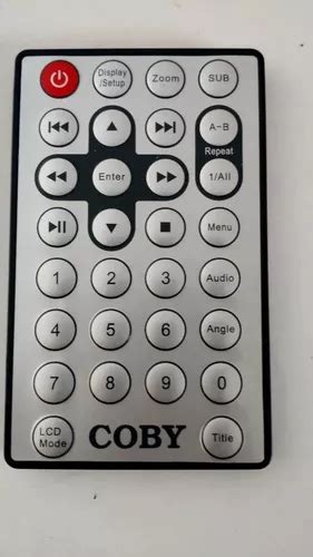 Controle Remoto Dvd Portatil Coby Tf Dvd Original Mercadolivre