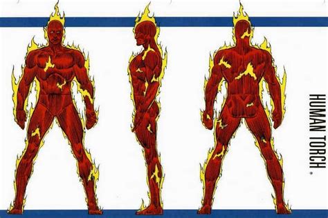 The Marvel Classic Figurines Collection Human Torch Tocha Humana