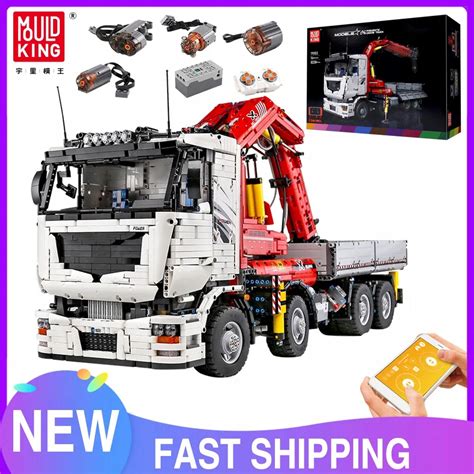 MOULD KING Technic MOC RC Pneumatic Crane Truck 14086110274 Allegro Pl