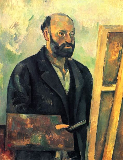 Um 1890 Erstellte Der Französische Maler Paul Cézanne Ein