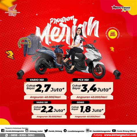 Keuntungan Kredit Motor Yang Jarang Diketahui Honda Bintang Motor