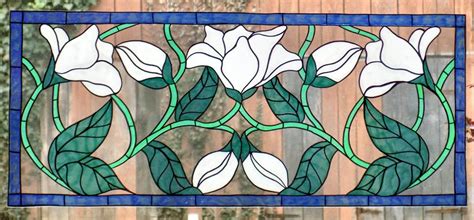 Wicoart Sticker Window Cling Faux Stained Glass Art Nouveau Etsy