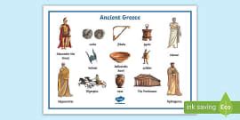 Ancient Greece Word Mat Creat De Profesori Twinkl