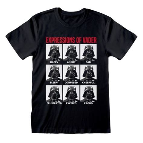 Star Wars Expressions Of Vader T Shirt Merchoid