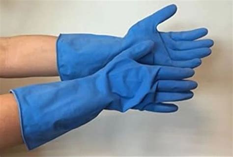 Plain Nylon Pvc Hand Gloves 11 15 Inches Finger Type Full Fingered