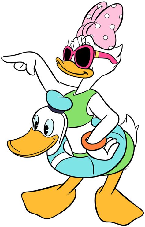 Donald And Daisy Duck Clipart Png Download Full Size