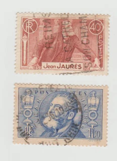 France Timbres Ann E N Et Oblit R Jean Jaur S Eur