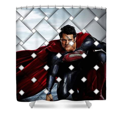 Superman Shower Curtain For Sale By Marvin Blaine