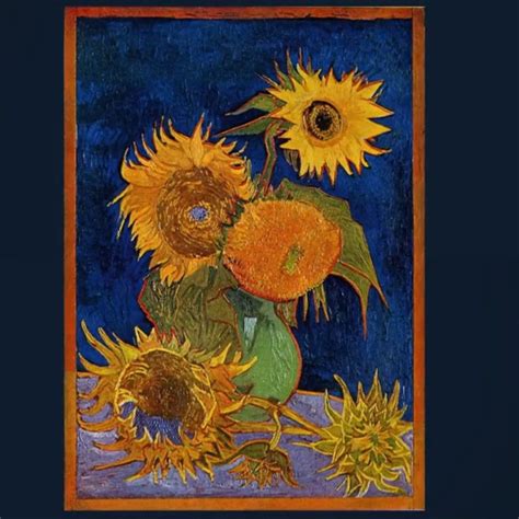 Van Gogh Tournesols Analyse AUTOMASITES