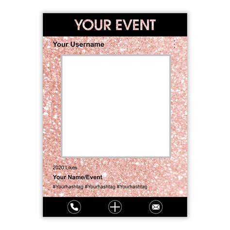 Buy Selfie Frame Personalised Frame Selfie Props Photo Booth