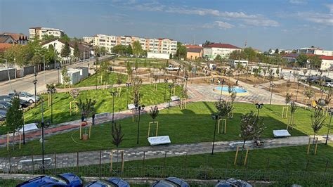 Parcul de la fostul Ştrand Progresul din Slatina inaugurat cu trei