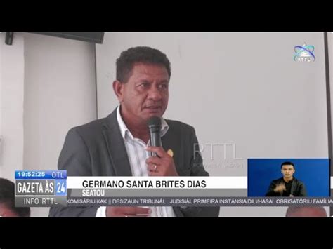 Germano Santa Brites Dias Enkoraja Funsionariu Estatal Atu Lee Barak