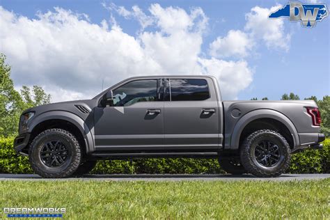 Matte Grey Ford Raptor — Dreamworks Motorsports