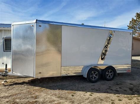 Legend X X Deluxe V Nose All Aluminum Enclosed Trailer With