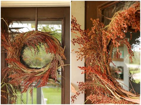 DIY Broom Corn Wreath - Sugar Maple Farmhouse