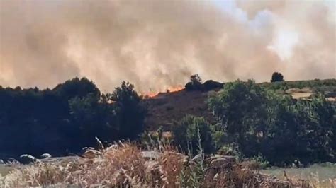 Vídeo Del Incendio De Biota En El Que Se Pueden Ver Claramente Las