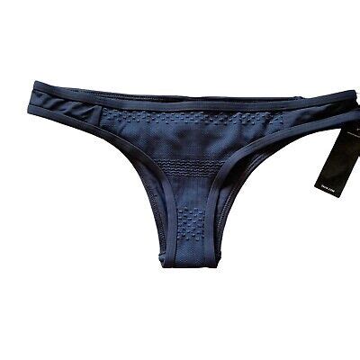 Tavik Womens Medium Blue Jayden Textured Bikini Swim Bottom Size M Ebay