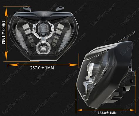 Approved Led Headlight For Yamaha Mt