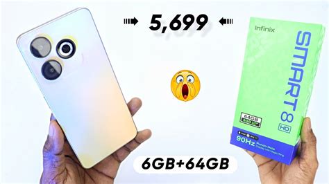 Infinix Smart 8 Hd Unboxing And Review 6gb64gb 5699 🔥 Youtube