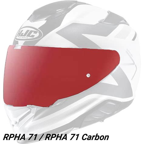 Visor HJC HJ 40 Iridium Red For HJC RPHA 71 10