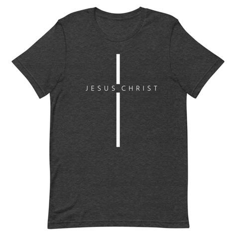 Jesus Christ Cross Christian T Shirt Christian Apparel Fabrics Of Faith