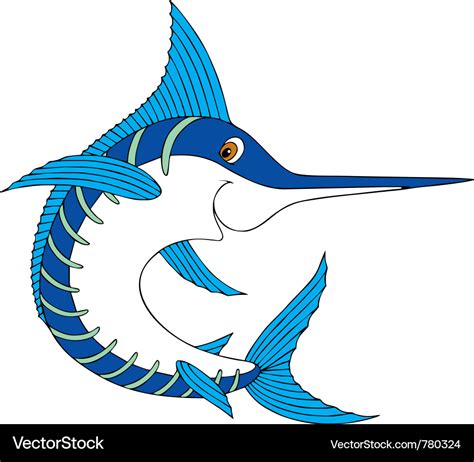 Swordfish Royalty Free Vector Image VectorStock