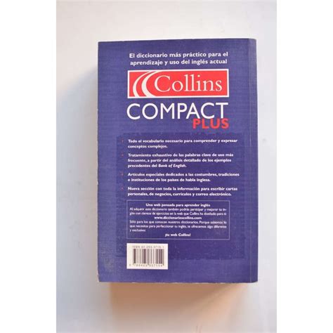 Diccionario Collins Compact plus Español Inglés Inglés Español