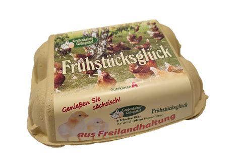 Gro Enhainer Gefl Gelhof Eier Aus Freilandhaltung Gr E M L St Ck