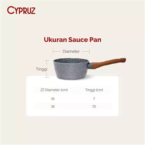 Jual Cypruz Wellife Cypruz Panci Susu Anti Lengket Sauce Pan Induksi