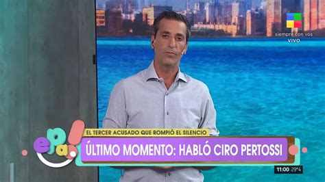 Ciro Pertossi el tercer acusado que rompió el silencio YouTube