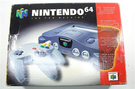 Original Nintendo 64 System Complete In Box