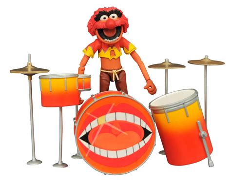 The Muppets Best of Series 3 Animal Drum Set Action Figure 2-Pack Diamond Select Toys - ToyWiz