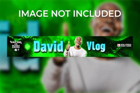 Youtube Banner Design Vorlage Premium Psd Datei