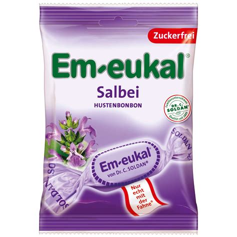 Em Eukal Salbei Hustenbonbons Mit S Ungsmitteln Und Vitamin C