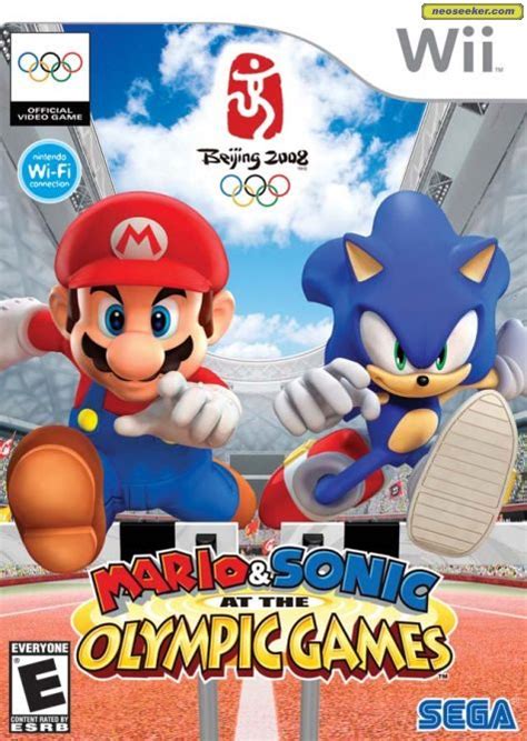 Mario And Sonic At The Olympic Games Wii Front Cover