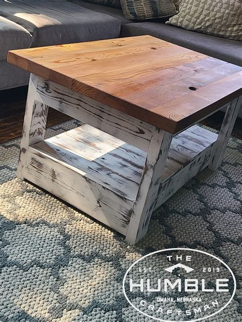 Rustic Farmhouse Coffee Table - Etsy