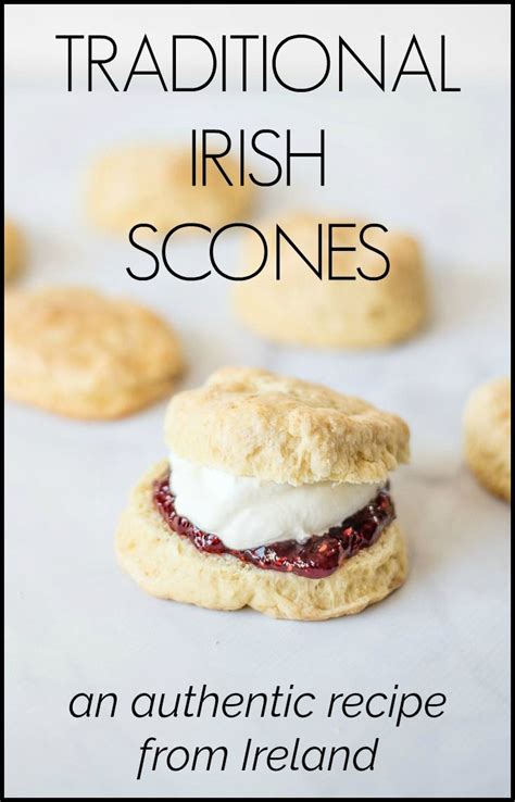 The perfect traditional scone recipe for St. Patrick's Day. Irish scones are delicious and my ...